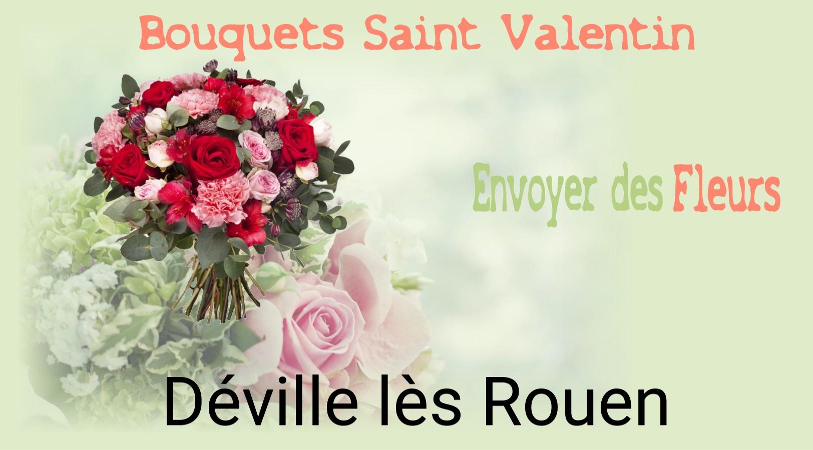 Roses de Saint-Valentin livrées à Déville-lès-Rouen